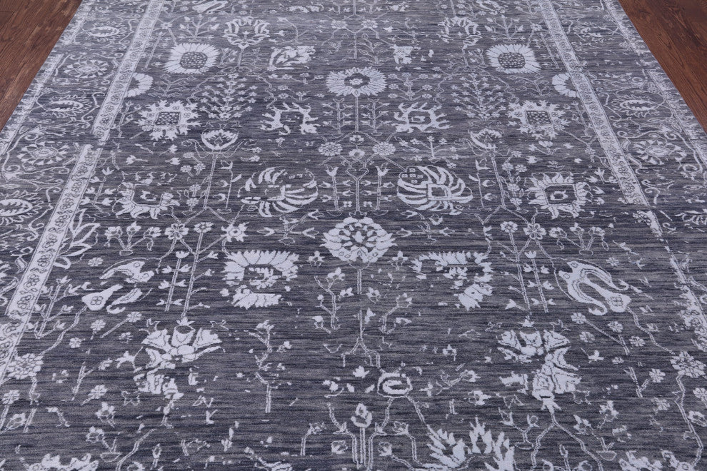 Wool & Silk Hand Knotted Persian Rug 8' 0" X 10' 0" - Q15756