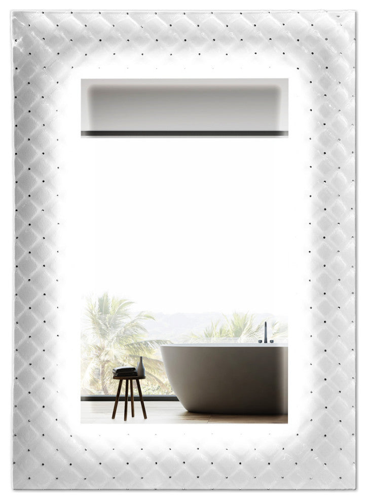 Bianca Luxury Crystal Single Vanity Mirror