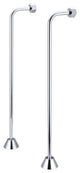 Single Offset Supply For Clawfoot Or Elegant Tubs, Chrome