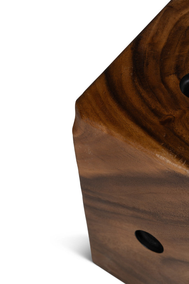 Naturals Dice End Table Natural