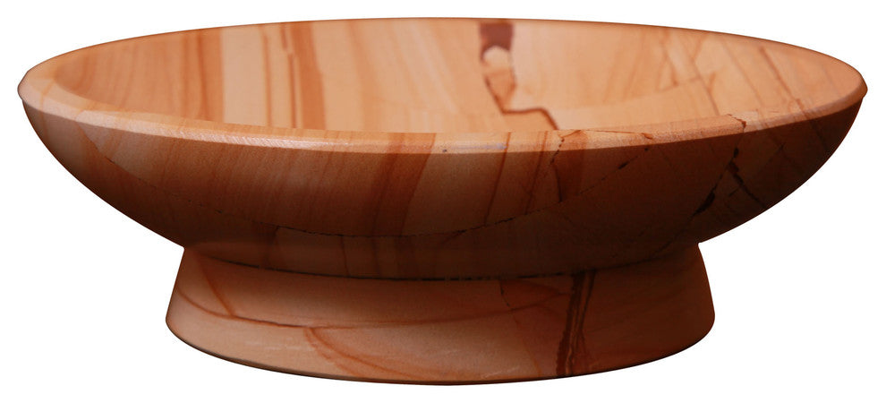 Vinca Collection Oval Soap Dish, Natural Tan
