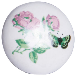 1.5" X 1.5" X 1.5" Ceramic Metal Multicolor 12 Pack Knob