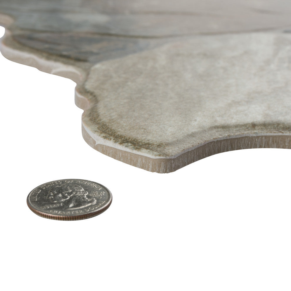 Canet Porcelain Floor and Wall Tile Sample, Beige
