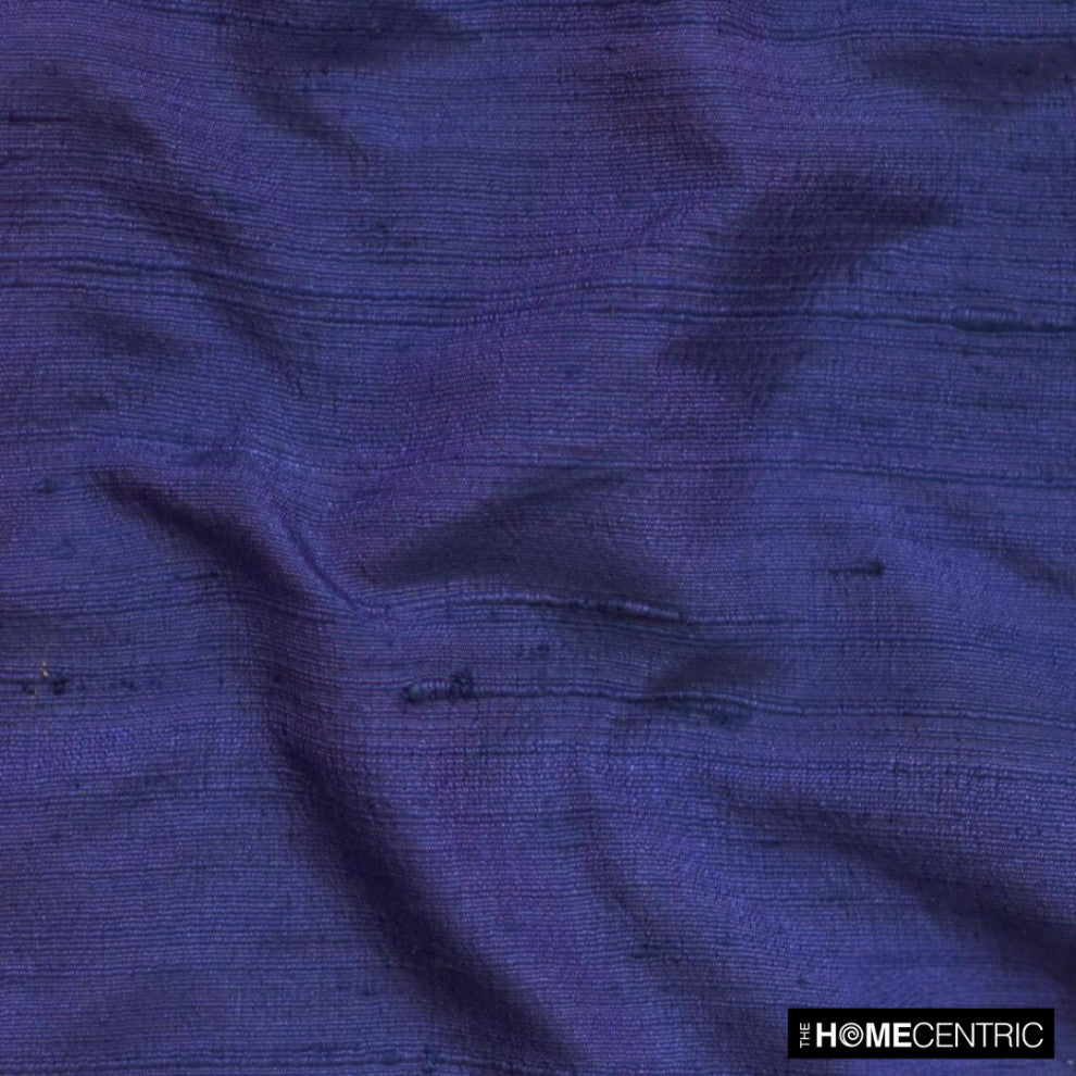 Dark Blue Silk Dupioni Fabric By The Yard, 4 Yards For Curtain, Dress Wholesale