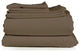 Egyptian Cotton Feel Cool, 4-Piece Sheet Set Deep Pockets, Taupe, Full