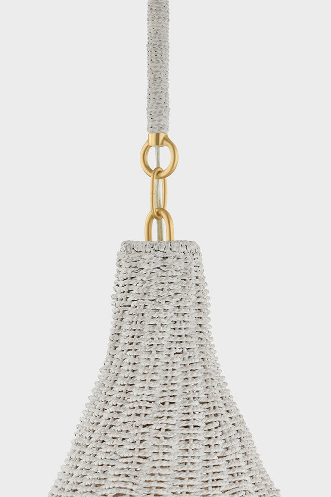 Hudson Valley Lighting Hampstead Pendant, Aged Brass