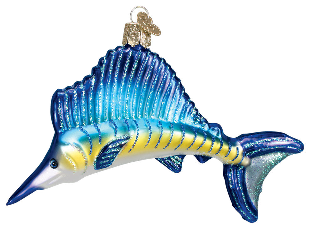 Old World Christmas Sailfish Ornament - Thumbnail 2