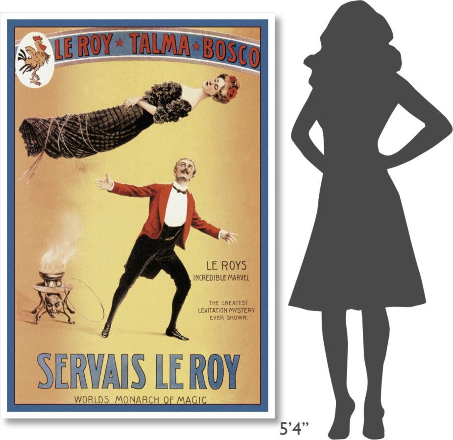 "Magicians: Servais LeRoy: World's Monarch of Magic" Print, 42"x62"