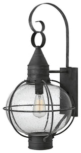 Hinkley Cape Cod 26.75" Large Outdoor Wall Mount Onion Lantern, Aged Zinc