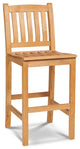 Oasis Teak Outdoor Bar Chair