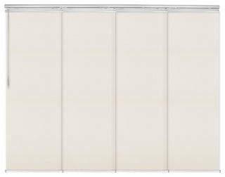 Elza 4-Panel Track Extendable Vertical Blinds 48-88"W