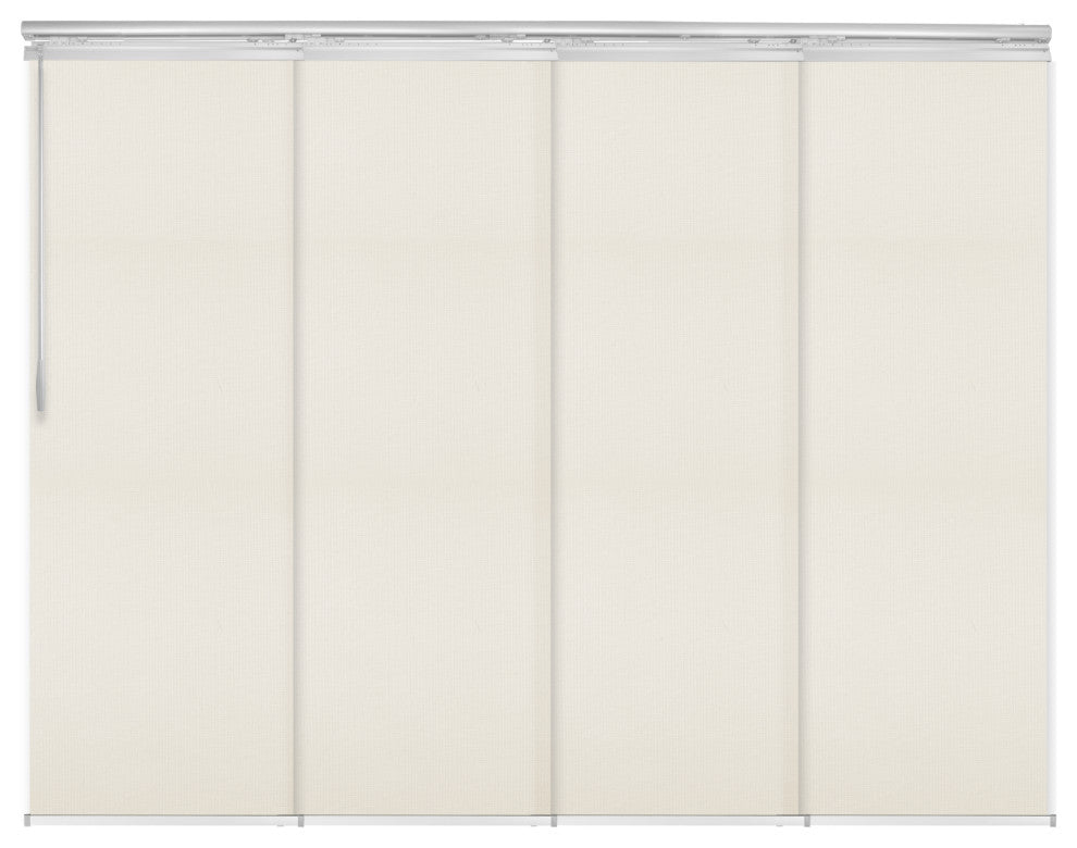 Elza 4-Panel Track Extendable Vertical Blinds 48-88"W