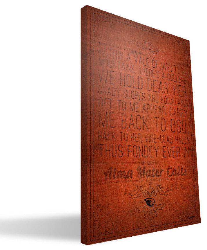 ORS Beavers Song Canvas Print, 16"x24"