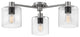 Hinkley Axel 3-Light Large Semi-Flush Mount 4514BN, Brushed Nickel