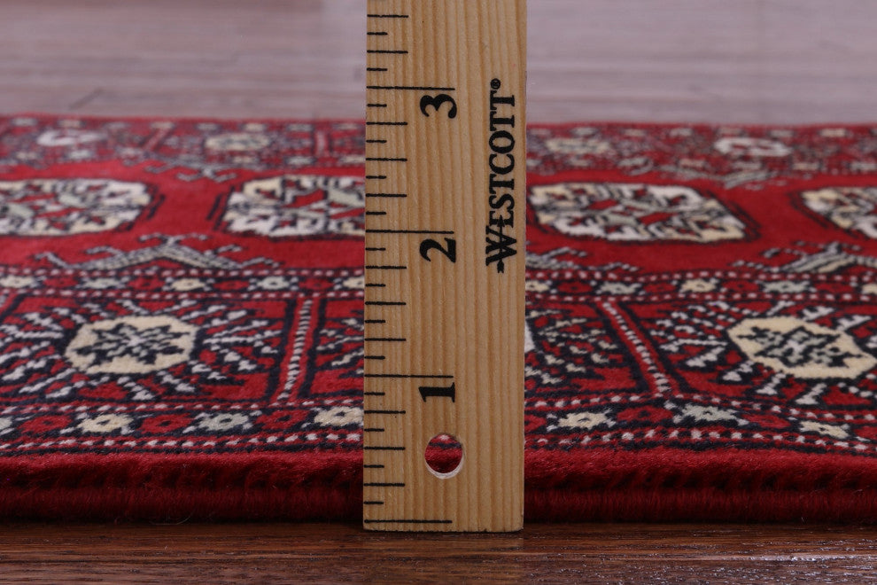 Runner Silky Bokhara Handmade Wool Rug 2' 0" X 5' 10" - Q13832