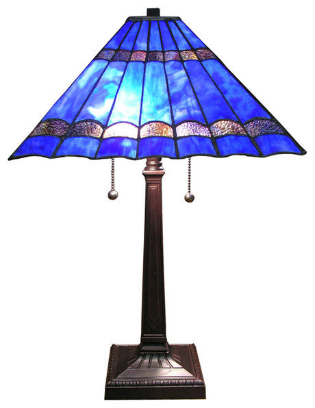 Tiffany-style Gothique Table Lamp