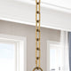 Extra Heavy Duty Decorative Chain, Antique Gold Leaf