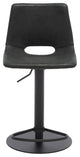 Safavieh Freya Gas Lift Bar Stool, Black