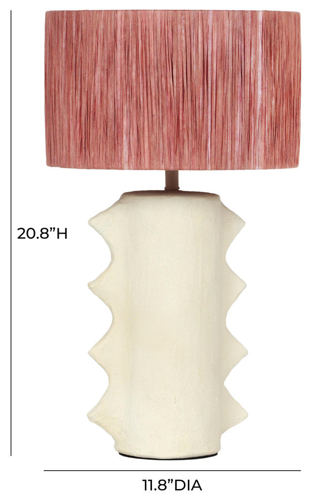 Wild Thing Papier Mache Table Lamp