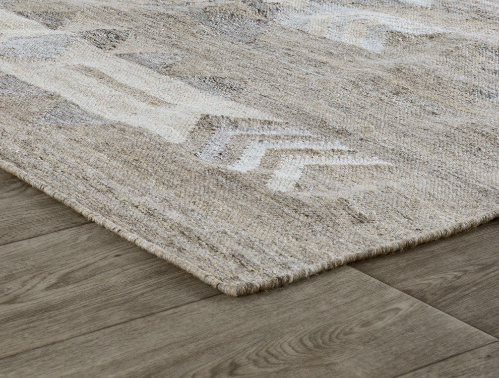 Alpena Indoor Outdoor Handwoven Gray Multi Area Rug, 8x10