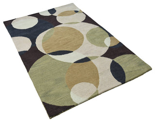 HAND TUFTED WOOL ECO-FRIENDLY AREA RUGS - Rectangle,Multicolor,Geometric