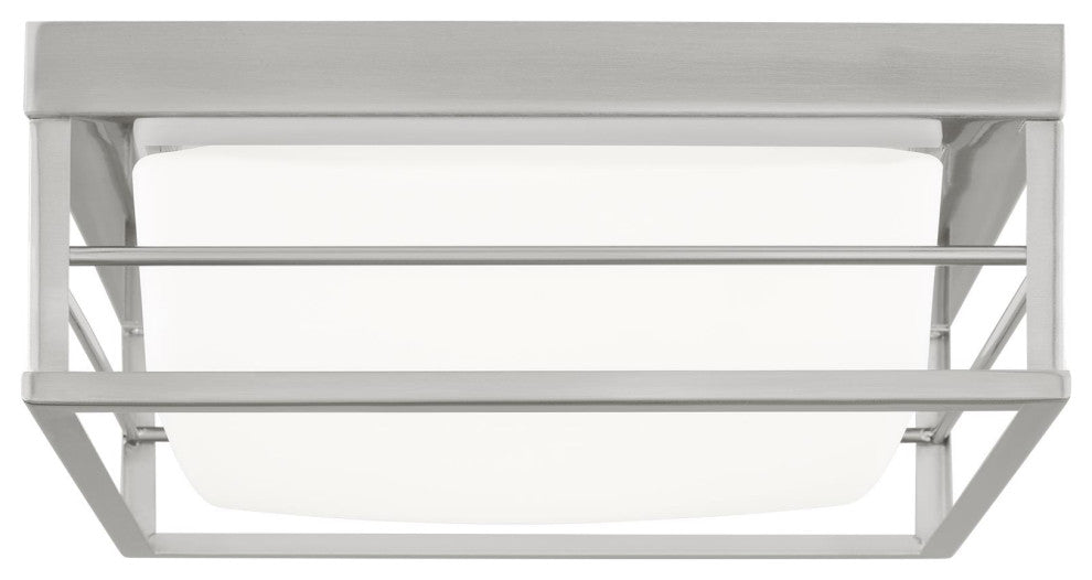 Dearborn Small LED Ceiling Flush Mount, Brushed Nickel