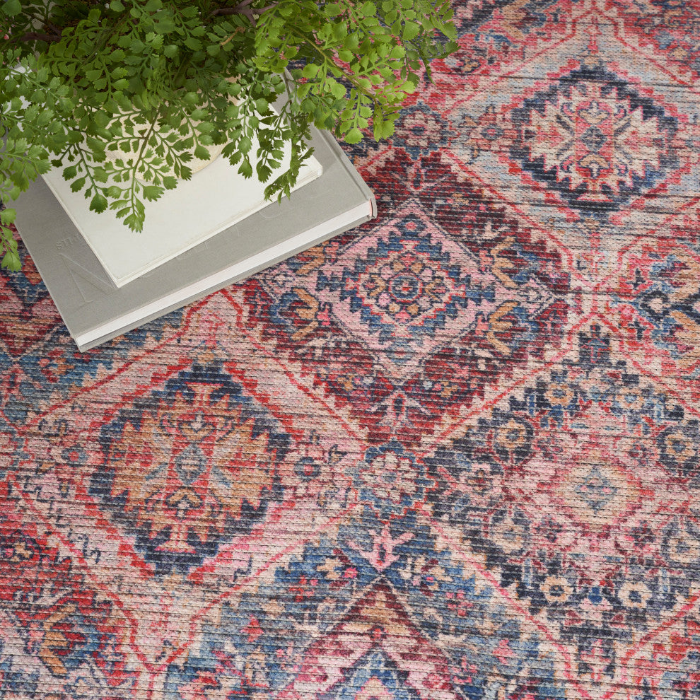 Nicole Curtis Nc Series 1 5' x 7' Multicolor Machine Washable Area Rugs