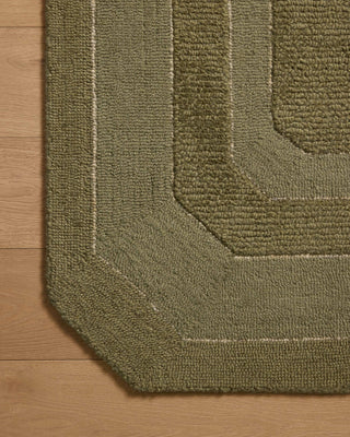Loloi Clayton Olive 18" x 18" Sample Rug