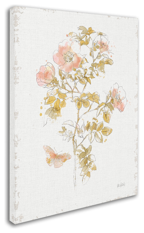 "Watery Blooms III" by Katie Pertiet, Canvas Art, 19"x14"
