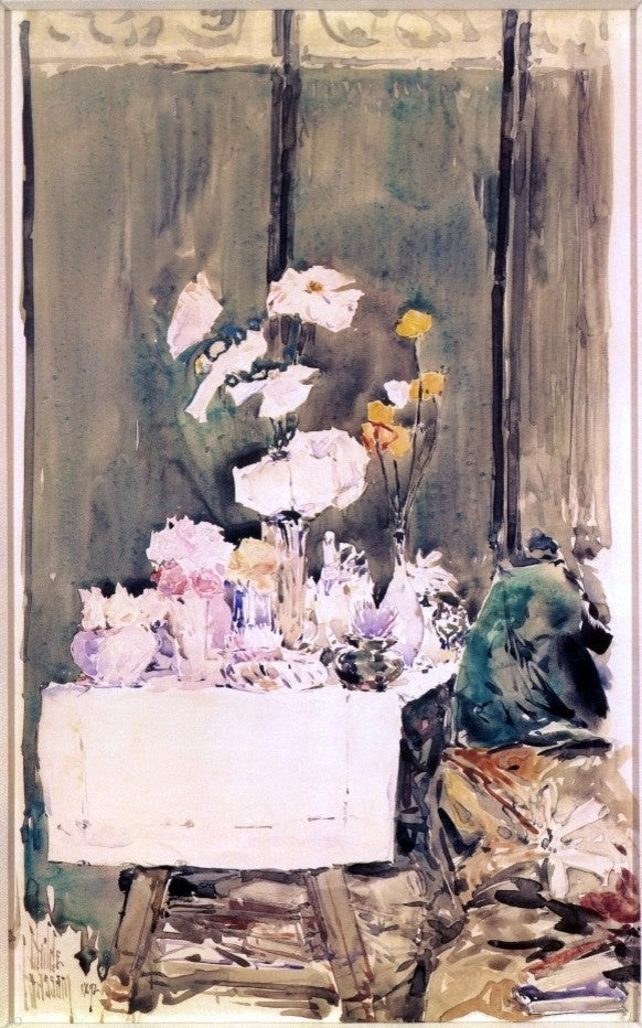 Frederick Childe Hassam Favorite Corner, 18"x27" Wall Decal Print