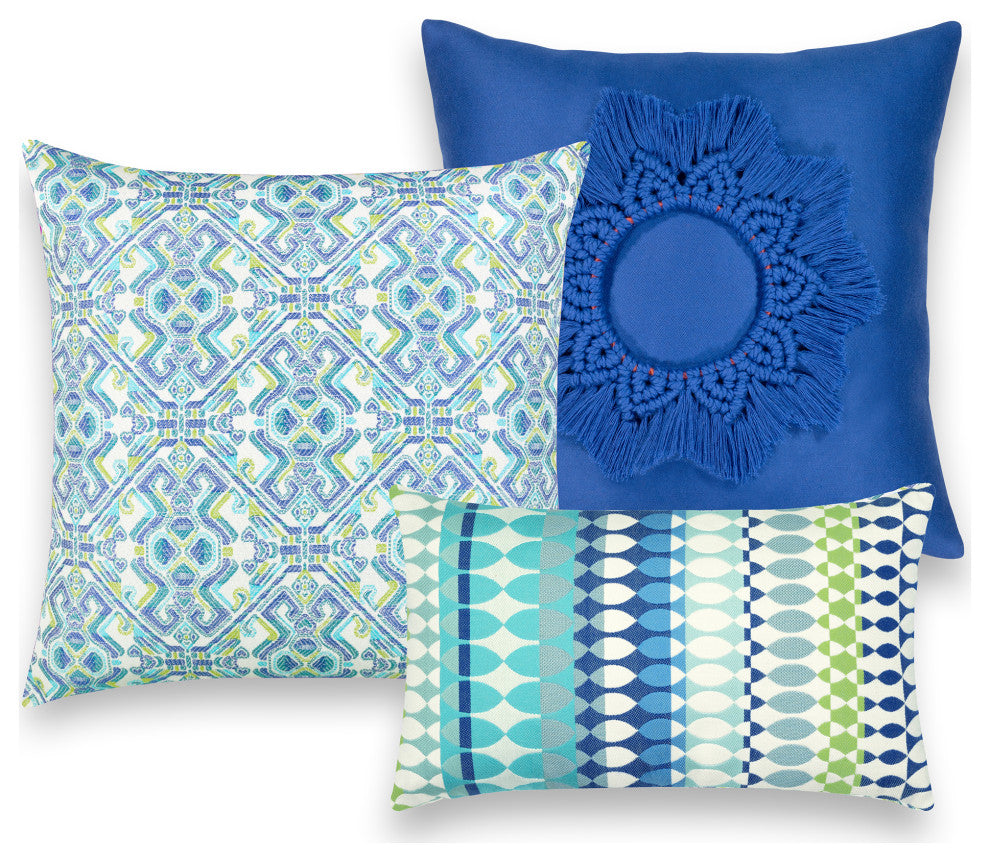 Delphi Indoor/Outdoor Performance Pillow, 20"x20"