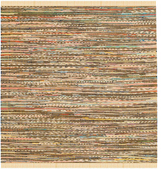 Safavieh Rag Rug Rar121H Rug, Yellow/Multi, 2'3"x12'0" Runner