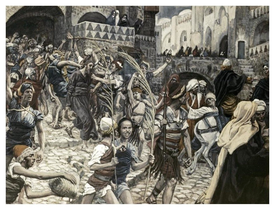 "Jesus Led From Caiaphas" Digital Paper Print by James Tissot, 24"x19"