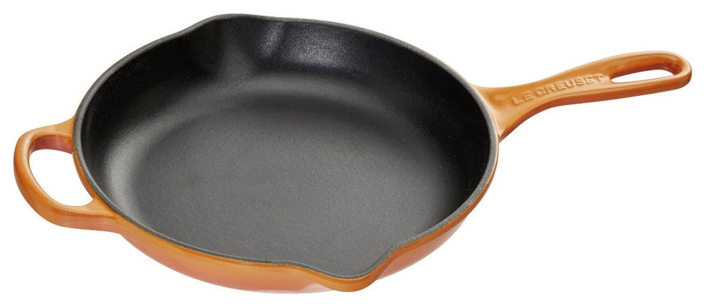 Le Creuset Signature Iron Handle Skillet, 9", Flame