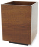 Floating Walnut Waste Basket Office/Bath Waste Bin