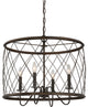 Quoizel RDY2823PN Four Light Pendant Dury Palladian Bronze