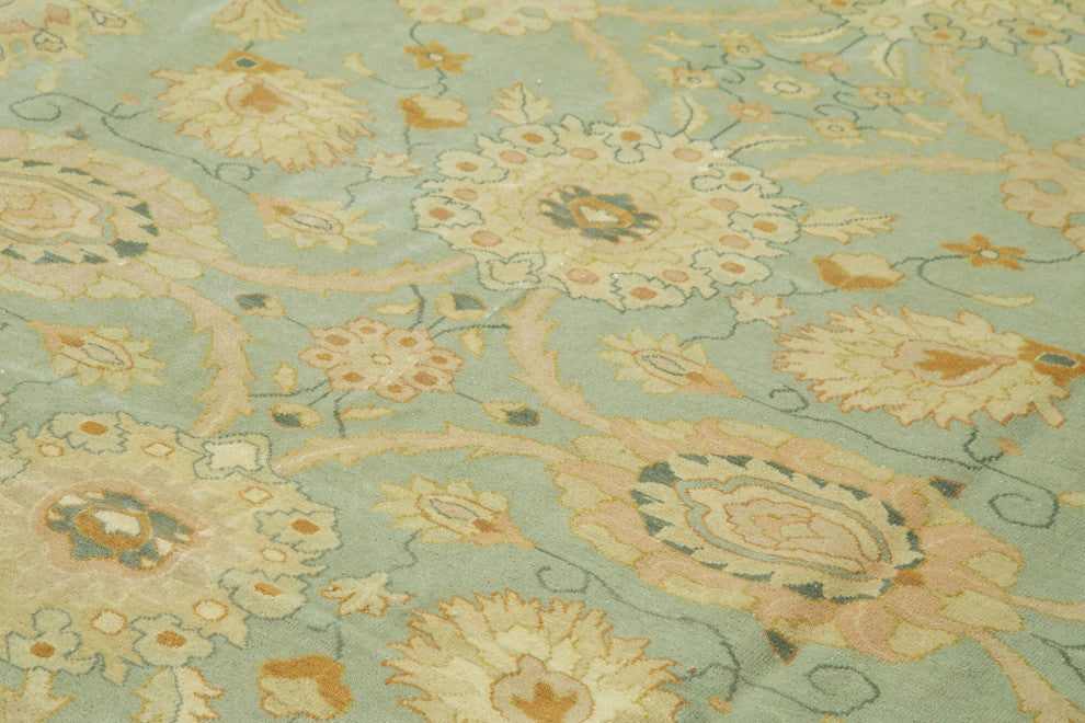 Rug N Carpet - Hand-Knotted Oriental 10' 1" x 13' 8" Oversize Oushak Area Rug