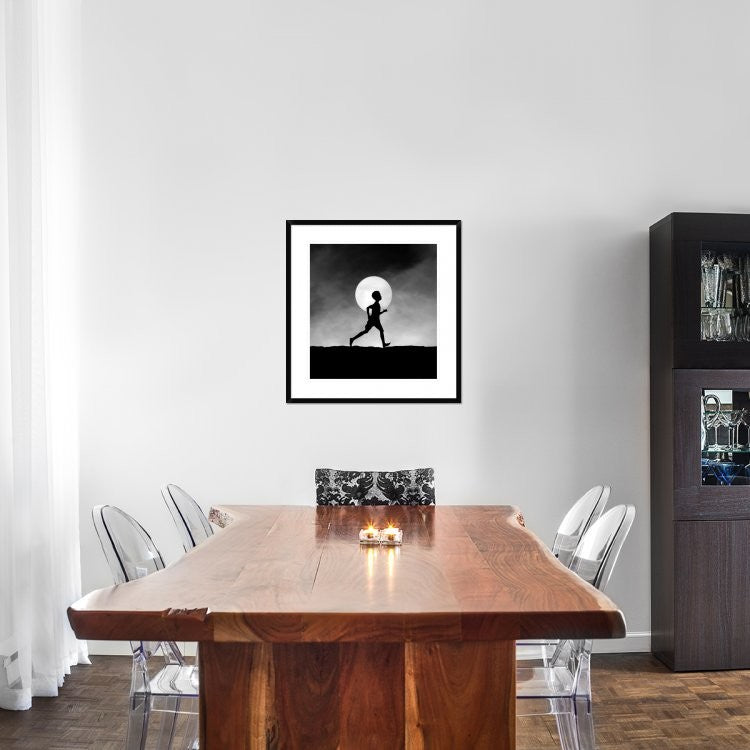 "The Dream Catcher" Framed Digital Print by Hengki Lee, 28x30"