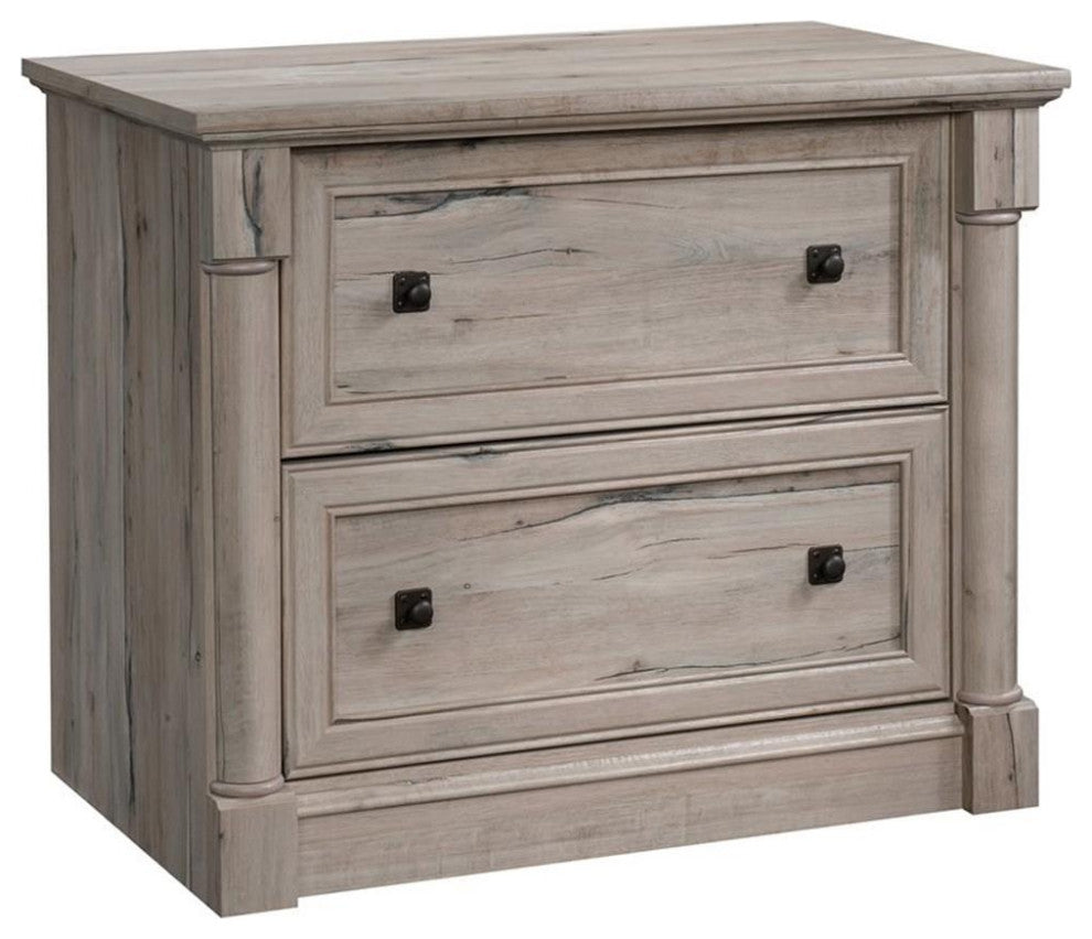 Sauder Palladia Engineered Wood 2-Drawer Lateral File Cabinet in Split Oak