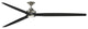 Fanimation Spitfire 96" Fan/LED Light, Brushed Nickel, Brushed Nickel/Black Blades