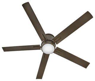 Hinkley Vail 52" Integrated LED Flush Mount Ceiling Fan, Metallic Matte Bronze