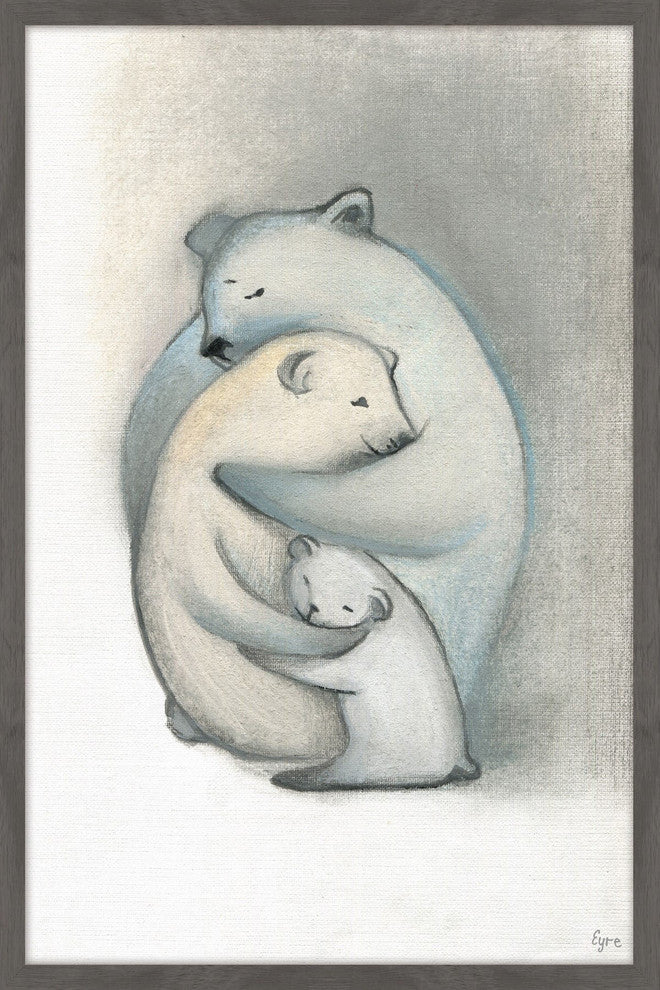 "Family Embrace" Framed Painting Print, 12"x18"