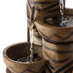 29" Tall Outdoor 3-Tier Tiki Head Water Fountain Yard DÃ©cor