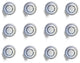Knob-It Home Decor Classic Cabinet and Drawer Knobs, 12-Piece