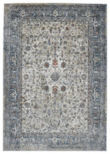 Vermont Glidel Area Rug, Ivory, 5'3" x 7'6", Bordered