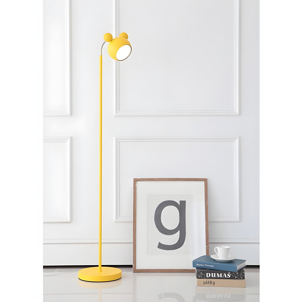 Bourg-Saint-Pierre | Korean Design Bright LED Floor Lamp, Yellow