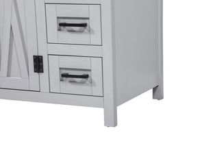 Home Living 19" Farmhouse Grey-Light Bathroom Vanity