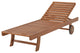 Caspian Eucalyptus Wood Outdoor Lounge Chair