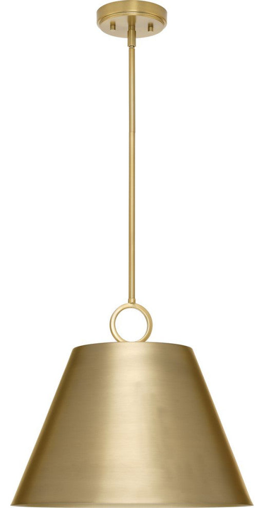 Parkhurst Collection Three-Light Brushed Bronze Metal Pendant Light