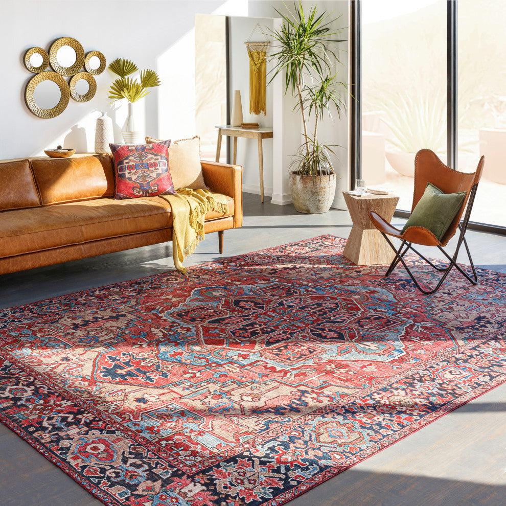 Surya Iris IRS-2310 Traditional Area Rug, 9' x 12' Rectangle